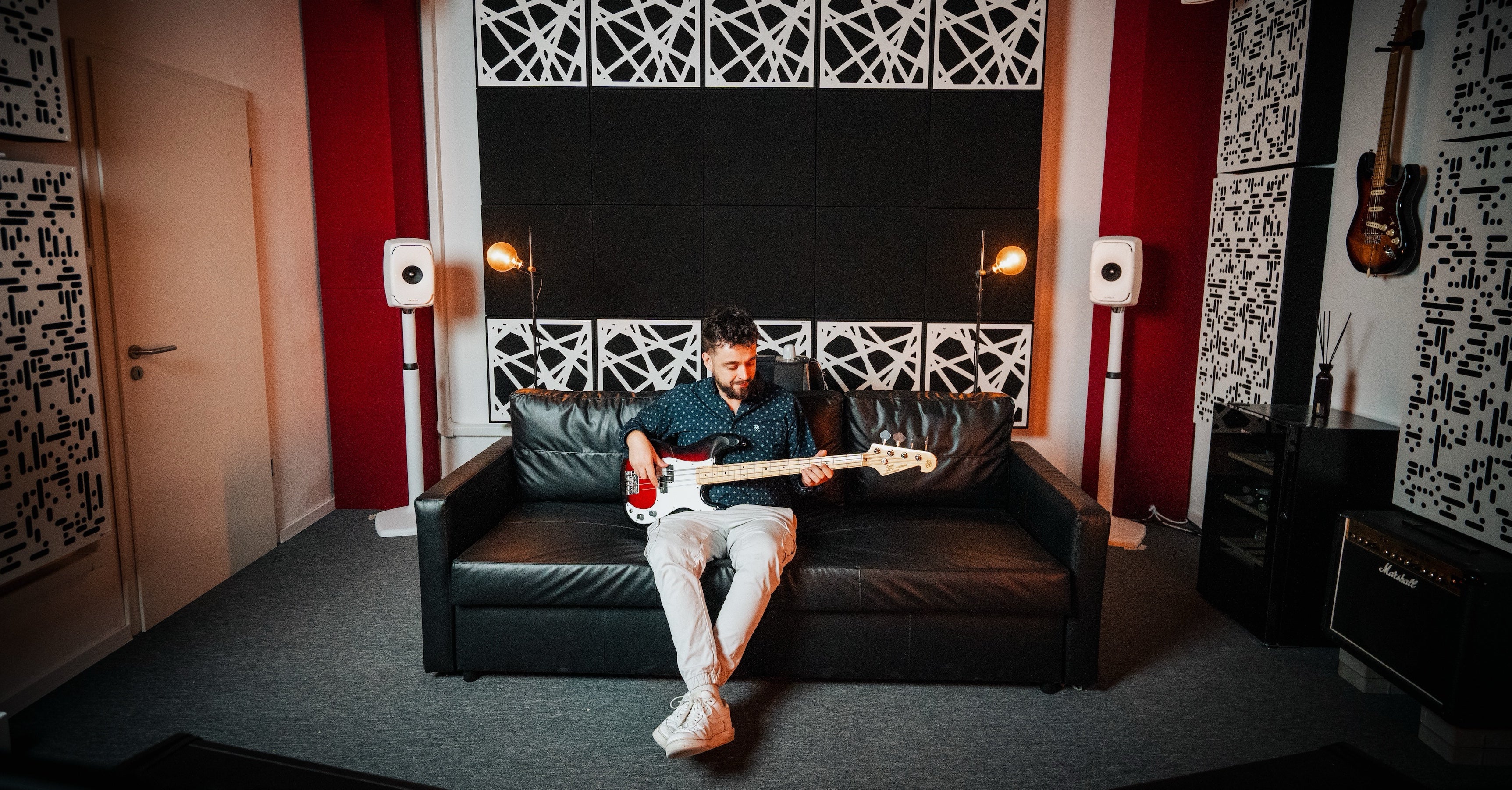 Acoustic wall treatment panels